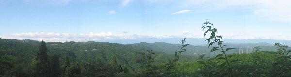 萩太郎展望台からの眺め