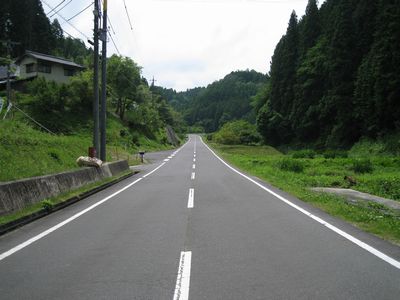 加茂広域農道 豊田市太田町