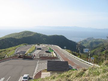 眺瞰台より龍飛崎方向