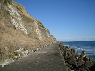 刑部岬より望む屏風ヶ浦