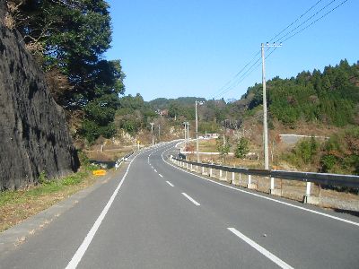 国道465号 大多喜町筒森