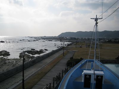 道の駅ちくら・潮風王国 漁船の上より