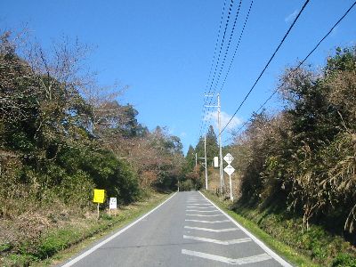 山滝野〜大坂の道 君津市大坂