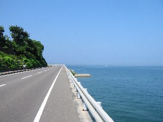 国道378号 道の駅ふたみ付近