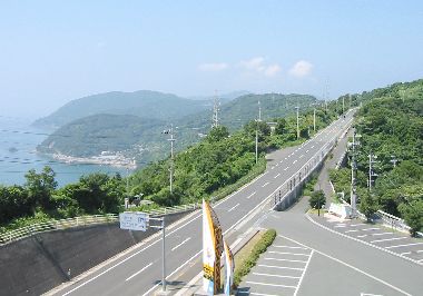 佐田岬メロディーライン 道の駅伊方きらら館より