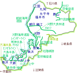 福井県索引図