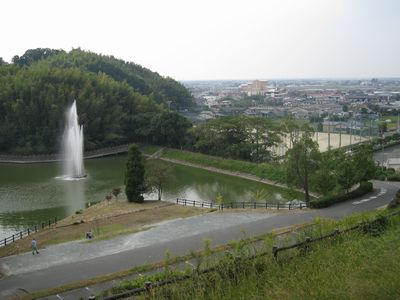 高田濃施山公園　噴水