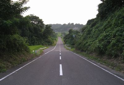 安達広域農道 二本松市堀越