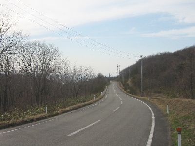 福島県道374号東山温泉線 背あぶり山サンライン 会津若松市湊町大字共和