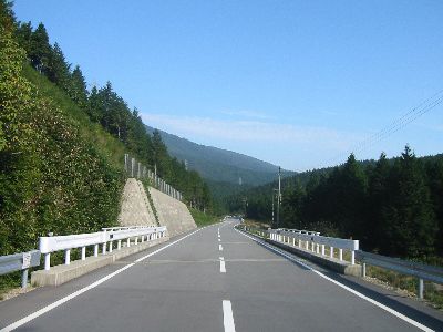 岐阜県道98号宮萩原線 下呂市萩原町山之口 位山峠の北