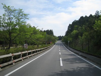 ふるさと林道 則光和知線 美濃加茂市下米田町則光 東山森林公園・下米田さくらの森の前