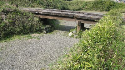 平井城址公園 木橋