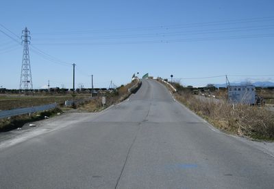 群馬県道373号海老瀬館林線 館林市田谷町 東北道の跨道橋