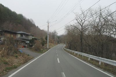群馬県道55号 中之条草津線 暮坂峠西