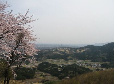 群馬県道196号 上小坂四ツ家妙義線 見晴し駐車場より