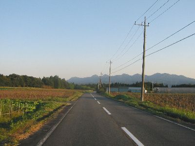 中之条広域農道 中之条町五反田