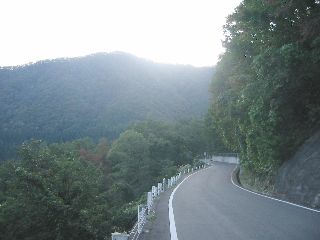 矢木沢ダムへの道