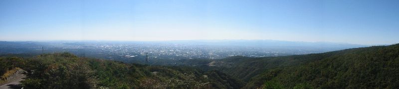 夜景パノラマ展望台より望む関東平野