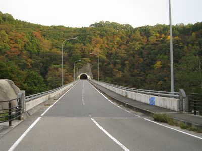 神石広域農道 福桝川大橋 東向き