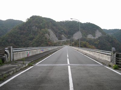 神石広域農道 福桝川大橋 西向き