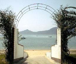 がんね鼻の海水浴場