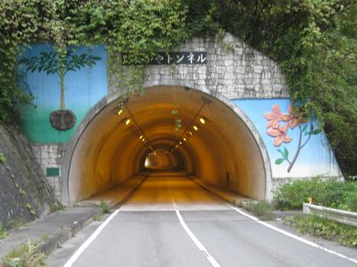 神石広域農道 たれかやトンネル 東坑口