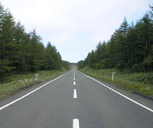 道道150号摩周湖中標津線 清里峠〜養老牛