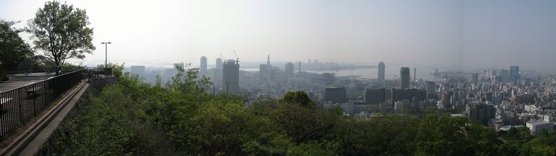 諏訪山公園 ビーナステラスより望む神戸市街