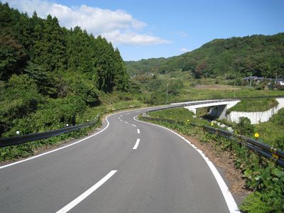 常陸太田市西河内下町の道