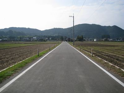奥久慈グリーンライン照山線 常陸大宮市西野内