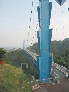 竜神大吊橋 対岸側より