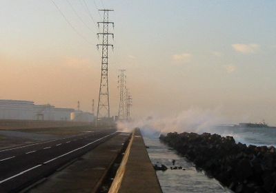 シーサイド道路 神栖市北浜