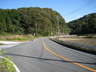 茨城県道60号十王里美線 日立市十王町高原