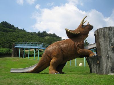 白山恐竜パーク白峰 トリケラトプス