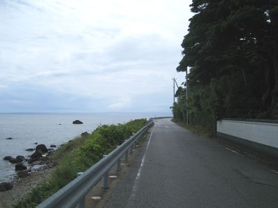 石川県道28号大谷狼煙飯田線の旧道 珠洲市三崎町小泊