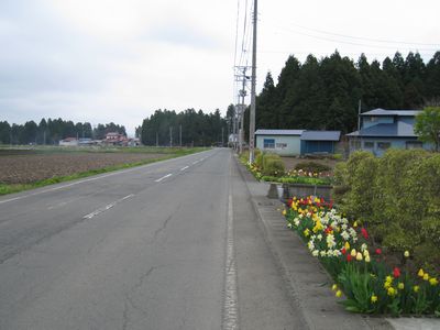 北上広域農道 北上市村崎野