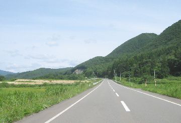 国道342号 矢櫃付近