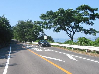 香川県道16号高松王越坂出線 高松市亀水町