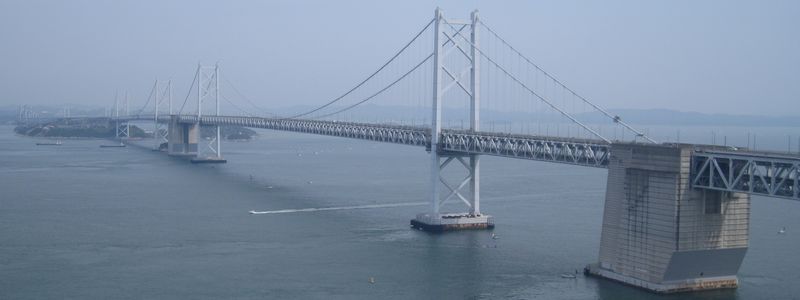 瀬戸大橋タワーより 瀬戸大橋