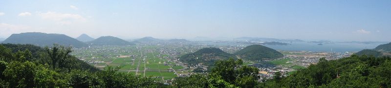 白峰展望台からの眺め