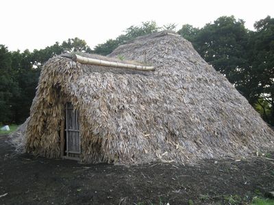 勝坂遺跡 竪穴住居 笹葺