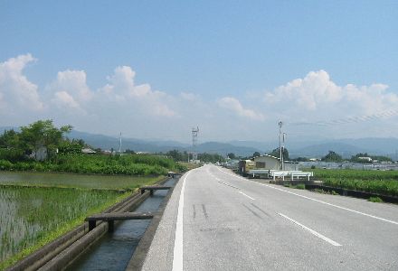 南国広域農道 南国市上野田・包末