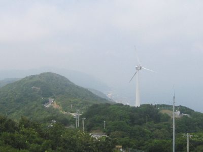 室戸岬山頂展望台/津呂山より北東側を望む