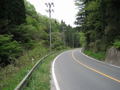 中丹広域農道 綾部市下八田町
