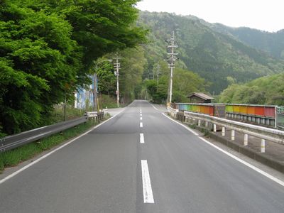 京都府道12号綾部宮島線 南丹市美山町大野 飛谷側道橋