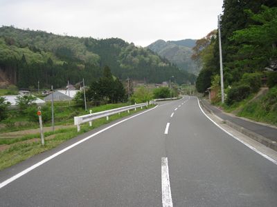 京都府道19号園部平屋線 南丹市美山町原