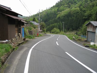 京都府道492号私市大江線 福知山市大江町南山