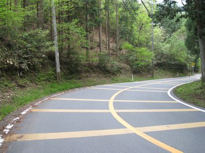 国道162号 南丹市美山町上平屋 九鬼ヶ坂