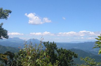 二上山展望台より望む阿蘇山方面