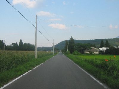 宮崎県道403号えびの高原京町線 えびの市浦 岡元